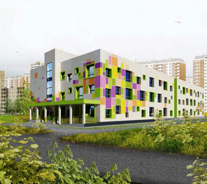 Два детских сада с яркими фасадами построят в «новой Москве»