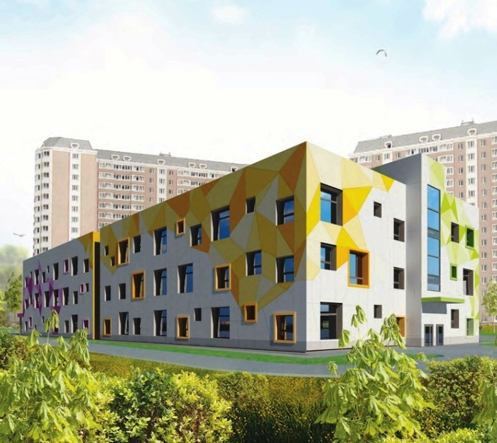 Детский сад с фасадами в виде пазлов построят в «новой Москве»