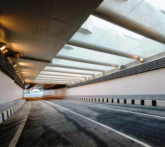 Завершено бетонирование основных конструкций тоннеля на съезде с Киевского шоссе к ТПУ «Саларьево»