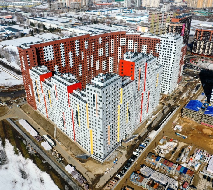 Строительство дома на 676 квартир в ЖК «Румянцево парк» в ТиНАО завершено